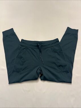 Dark Teal Drawstring Jogger Pants w/ Pockets Size Womens Small Like New